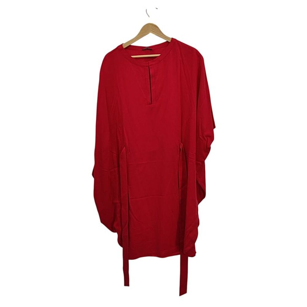 Ruti Women The Linen Blend Surprising Dress Red L